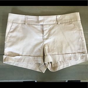 Tan short shorts in great condition